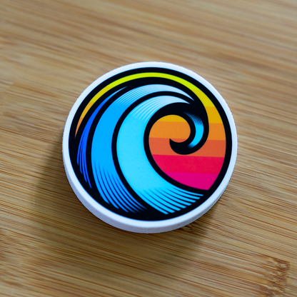 California Wave Sticker