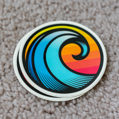 California Wave Sticker