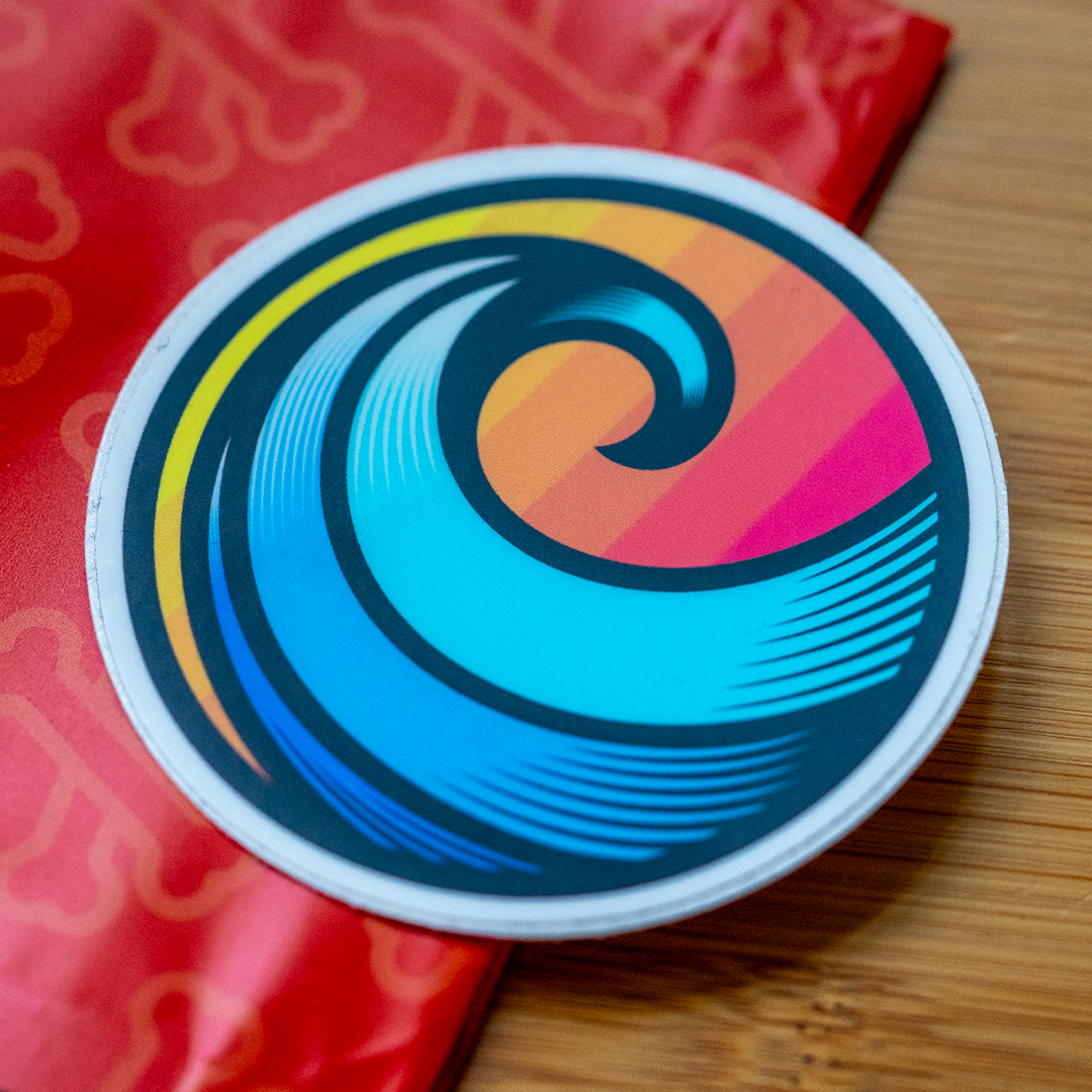 California Wave Sticker