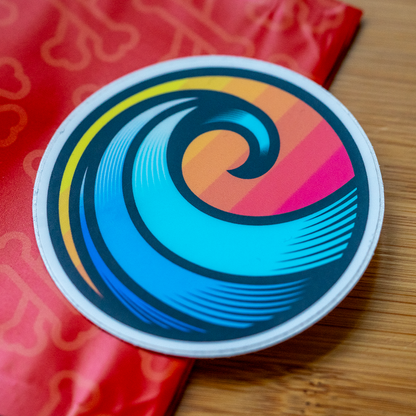 California Wave Sticker