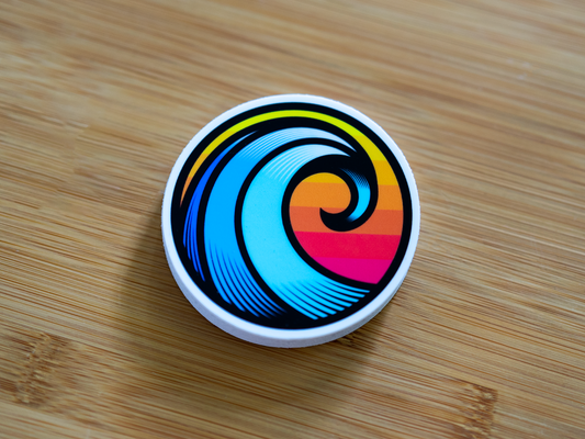 California Wave Sticker